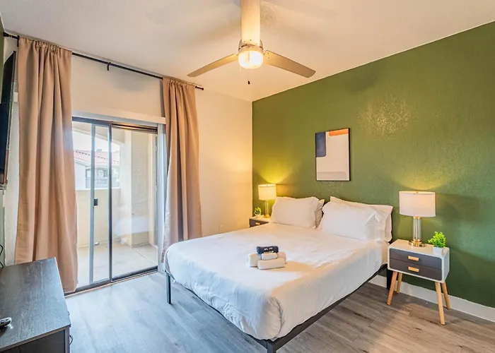 Near Diablo Stadium & Dt Gym Pool W&d Prking Apartment *