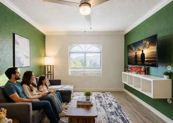 Near Diablo Stadium & Dt Gym Pool W&d Prking Apartment